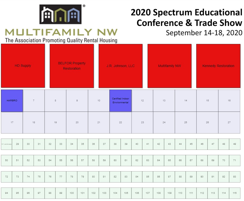 Spectrum exhibit floor